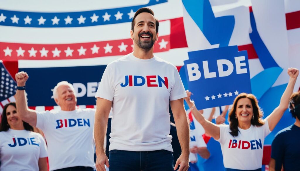Lin-Manuel Miranda Support for Biden