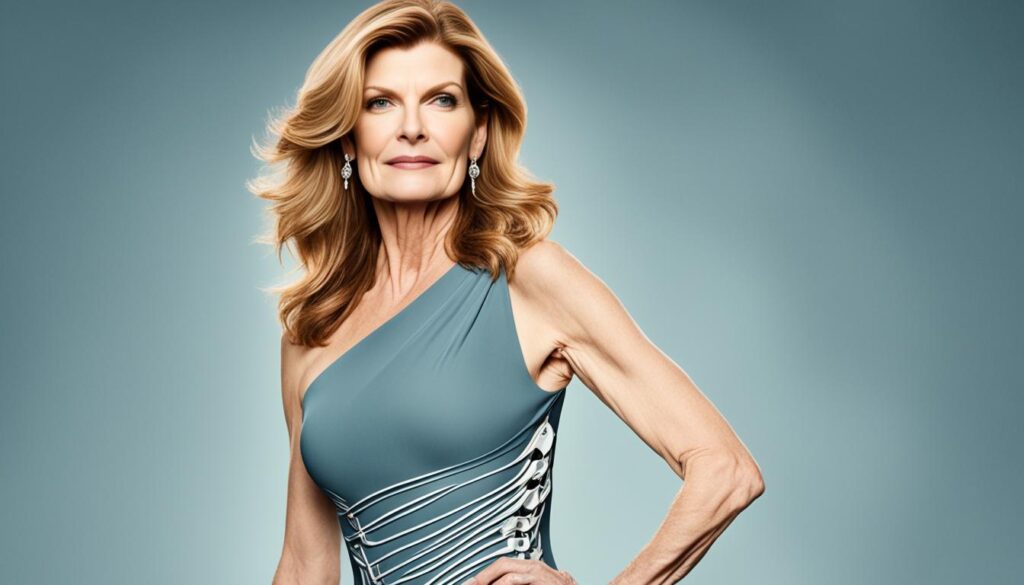Rene Russo with scoliosis