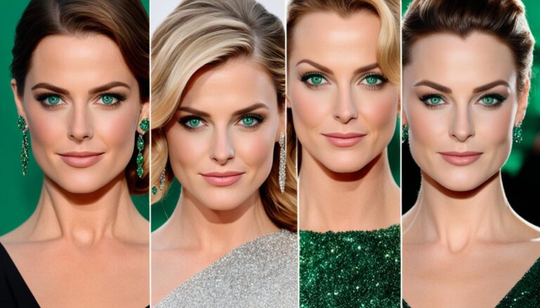 Hollywood Actresses with Green Eyes