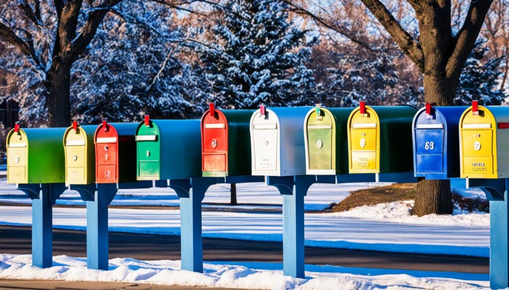 Mailboxes at P.O. Box 340 Waite Park MN