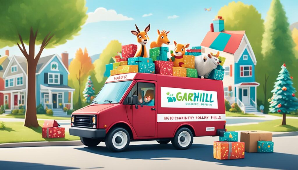 shipping and delivery services at Garnet Hill Kids